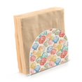 Shell Paper Napkins Wobogo Colorful Shell Clear Acrylic Napkin Holder 2 Pcs Kitchen Tissue ...