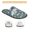 thumbnail image 3 of KLL Corgi with Flowers Slippers for Women Men House Slip on Indoor Outdoor Bedroom Furry Fleece Lined Ladies Comfy Anti-Skid Rubber Hard Sole-Medium, 3 of 8