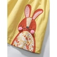 thumbnail image 4 of SXIMEE 2-7Y Toddler Girls Summer Dress Cotton Casual Short Sleeve Dresses Girls Sundress - Rabbit, 4 of 7