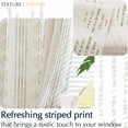 thumbnail image 4 of Widening Linen Tier Curtain Bohemian Cafe Curtain Rod Pocket 1 Panel, 4 of 12