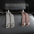thumbnail image 6 of DESTYER Metal Hook Car Seat Bracket Easy Install Strong Load-bearing Capacity Interior Seat Backrest Hook grey, 6 of 6