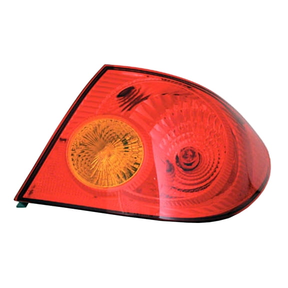 KAI New Economy Replacement Passenger Side Outer Tail Light Assembly, Fits 2003-2004 Toyota Corolla Sedan