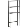 thumbnail image 4 of Bamboo Over The Toilet Storage Shelf, 3-Tier Bathroom Organizer Rack, Space Saver Espresso Finish, 4 of 8