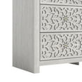 thumbnail image 6 of STYLIVIA 6-Drawer Dresser with Laser-Cut Drawer Fronts Dusty Gray Oak 45.4"W x 15.7"D x 32"H, 6 of 12