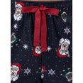 thumbnail image 6 of Fruit of the Loom Men's Holiday and Plaid Print Soft Microfleece Pajama Pant 2-Pack Bundle, 6 of 15