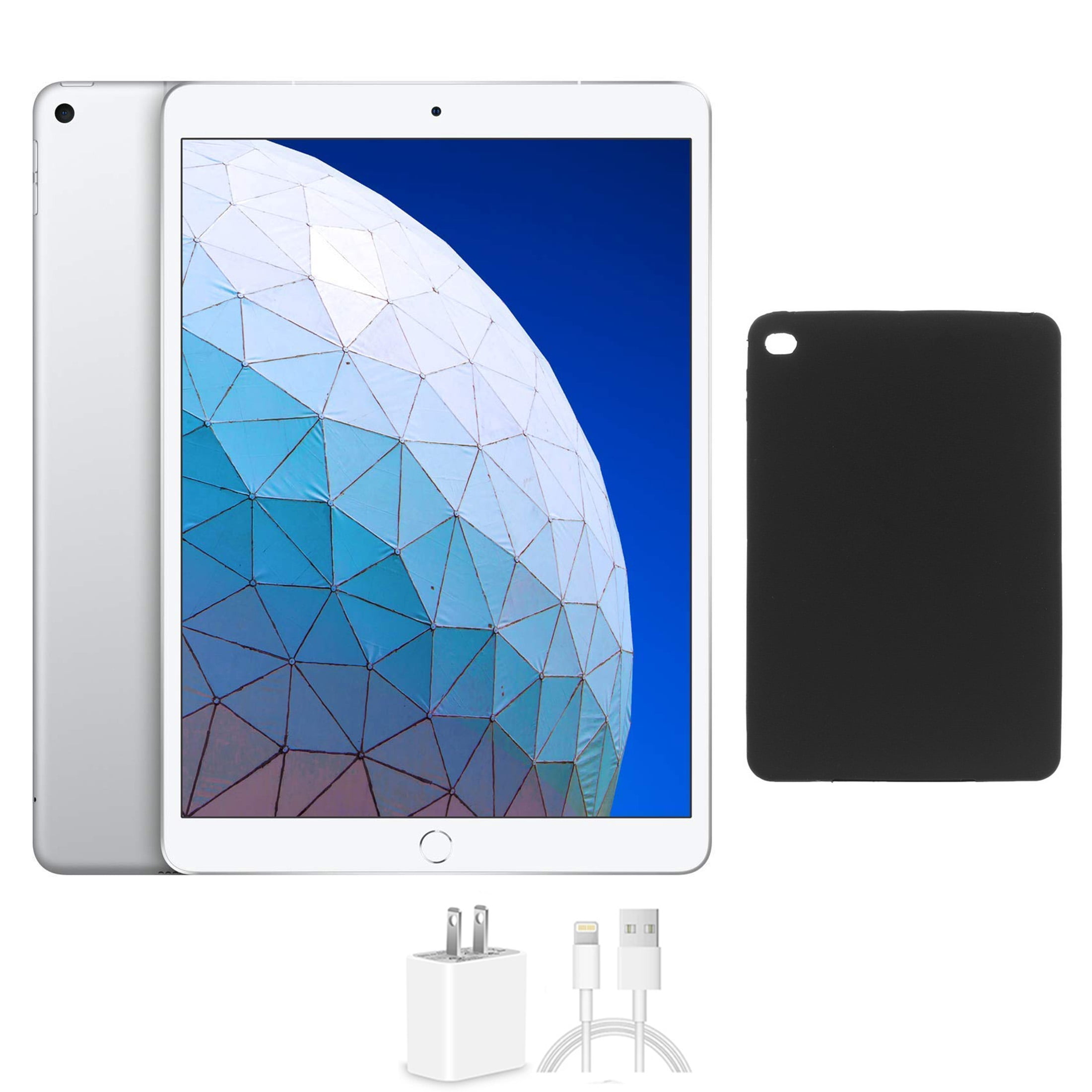 Restored Apple iPad Air 3 10.5 64GB Silver Wi-Fi Bundle, Includes