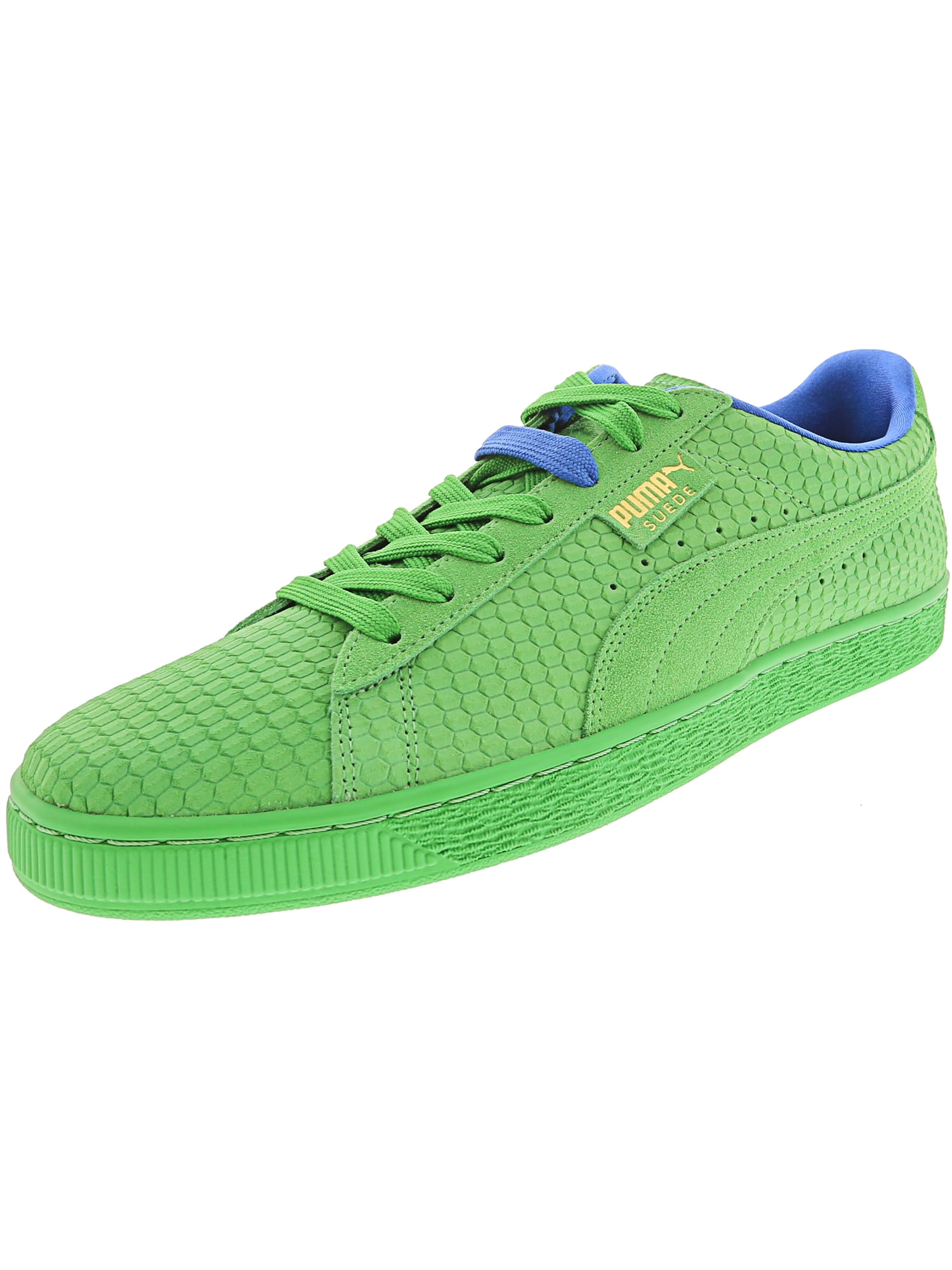 green and gold pumas