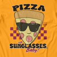 thumbnail image 3 of Disney Pixar Toy Story 5 Men's Pizza With Sunglasses Baby Checker Stripe (Gold, S-XXXL), 3 of 4