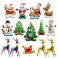 thumbnail image 2 of Árbol de Navidad Santa Claus Globo de nieve DIY decoración de Navidad a casa año nuevo 2023 Navidad decoración de fiesta, 2 of 4