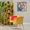 thumbnail image 4 of Stupell Industries Contemporary Bold Modern tiger Gray Floating Frame Canvas Art, 25 x 25, by Walker Noble, 4 of 8