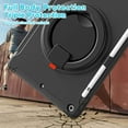 thumbnail image 4 of Dteck Kids Case for iPad 10.2 (2021/2020/2019) Rugged Kickstand Shockproof Heavy Duty Hybrid Three Layer Armor Protective Case for iPad 9th 2021/ 8th 2020/iPad 7th 2019, black, 4 of 8