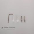 thumbnail image 5 of Portaescobillas De Baño De Acero Inoxidable, Portavasos De Vidrio De Un Solo Cepillo Montado En La Pared, Accesorios De Hardware De Baño Yuarrent HA017253-00, 5 of 5