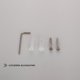 thumbnail image 5 of Portaescobillas De Baño De Acero Inoxidable, Portavasos De Vidrio De Un Solo Cepillo Montado En La Pared, Accesorios De Hardware De Baño Yuarrent HA017253-00, 5 of 5
