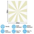 thumbnail image 2 of Aesthetic 0yster White and White Sunburst Dishwasher Magnet Cover Decorative Sticker for Home Cabinet Kitchen 23" x26", 2 of 5
