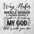 thumbnail image 2 of Light in the Darkness My God T-Shirt | Religious Christian White Tee Gift, 2 of 5