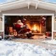 thumbnail image 2 of LLDYYDS 2025 Christmas Garage Door Cover Truck Holiday Banner Large Outdoor Festive Home Decoration Polyester Garage Entry, 2 of 4