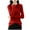 Red, variant on SELONE Pullover Tops for Women Tight Base Layer Sweaters Crewneck Long Sleeve Pullover Soild Underwear Pink L