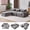 Grey, variant on BSHTI Foldable Wave Star Modular Sofa, Chenille Fabric, 4-in-1 Modern Couch for Living Room, Modular Sectional Sofa with Chaise, Free Combination 3 Seater Sofa, Grey