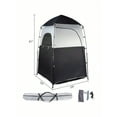 thumbnail image 5 of 6.8FT Shower Tent, Large Instant Pop Up Shelter with Mesh Floor & Carrying Bag, Privacy Changing Room Tent for Toilet, Camping, Dressing, Lightweight & Sturdy, Easy Set Up, 5 of 6