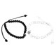 thumbnail image 5 of Pulseras Para Parejas, Buena Implicación, 2 Piezas, Pulsera De Piedra De Proyección, Cuentas Blancas Y Negras Para Regalo De Festival De Cumpleaños, 5 of 7