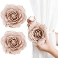 thumbnail image 1 of 1 Paire d'Embouts de Rideaux Motif Fleur Pinces Magnétiques pour Rideaux Accessoires de Rideaux, 1 of 9