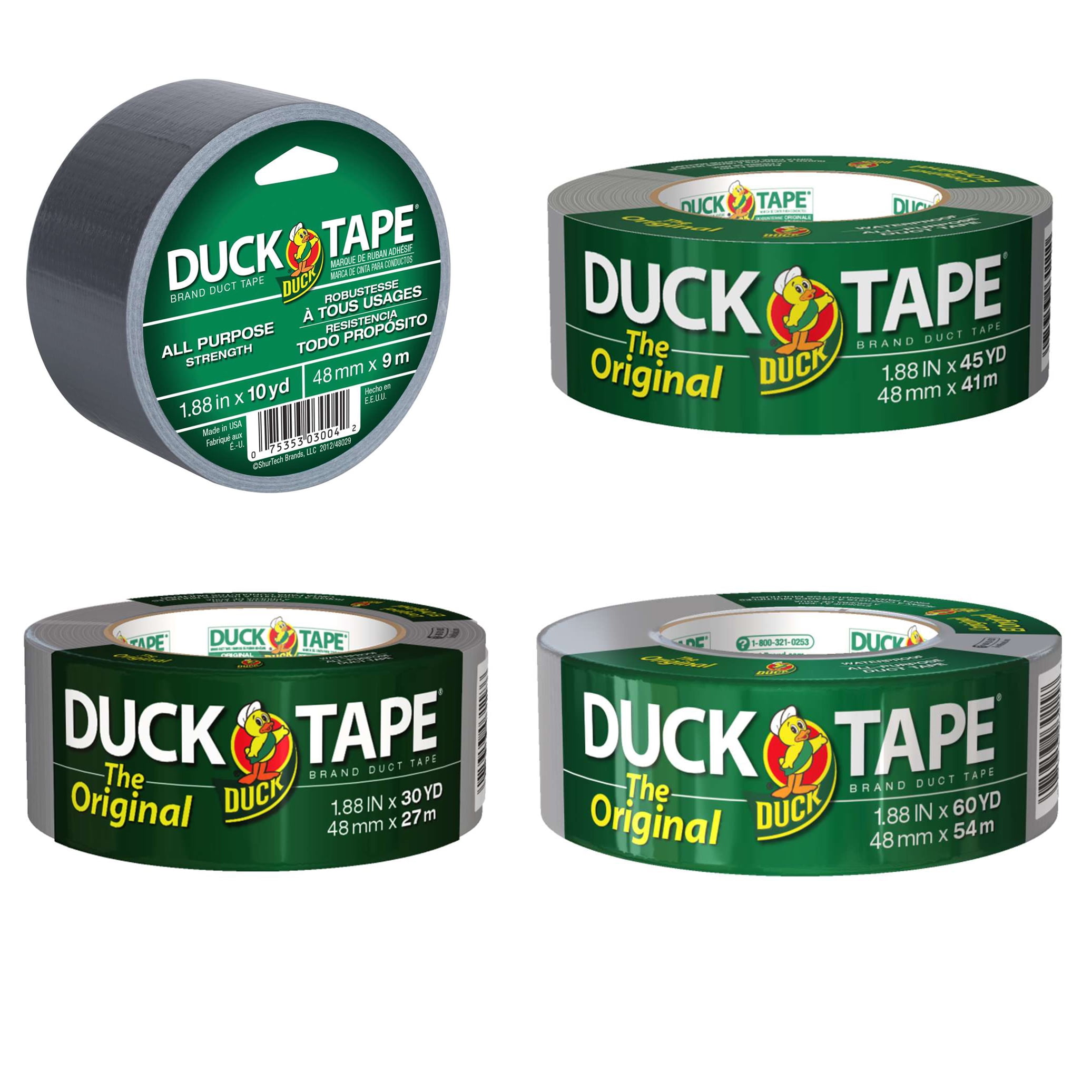 The Original Duck Brand Duct Tape Silver 30yd : Target