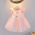thumbnail image 4 of Vestidos de niñas, verano, niñas, faldas, manga corta, niñas, vestido de princesa, moda, 4 of 6