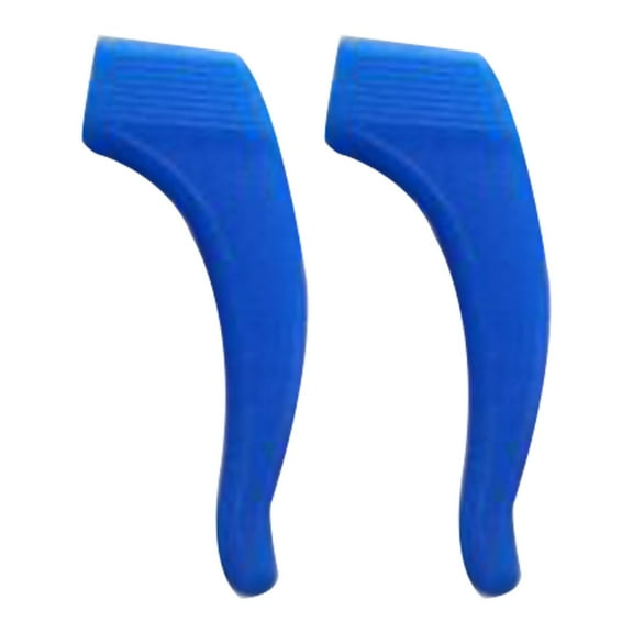 Glasses Ear Grip, Anti Slip Glasses Grips For Behind The Ear, Anti-Slip Holder, Ear Hooks, Silicone Ear Hook, Glasses Ear Grip Sleeve Retainer For Sports, 1Pair, Multicolor(Blue,1.57x0.4")