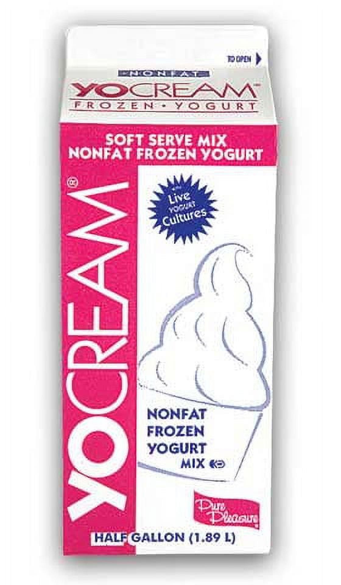 Yocream Yogurt Mix, Alpine Vanilla Nonfat Soft Serve, 64 Ounce