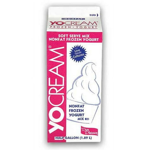 Yocream Yogurt Mix, Toasted Marshmellow Nonfat Soft Serve, 64 Ounce -- 6 per case.