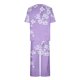 thumbnail image 5 of Conjuntos Cortos para Mujeres Impresión Floral de Verano Casual Manga Corta Cuello Redondo Y Pantalones Recortados Conjunto de Poliéster, Traje de Verano Casual, 5 of 7