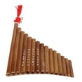 thumbnail image 1 of Pans Pipe, Pan Flute Natural 15 Pipes  For Music Lovers, 1 of 8