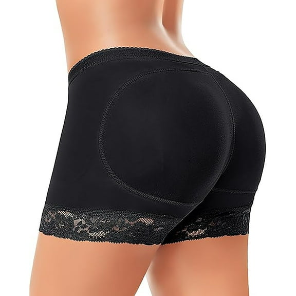 POP CLOSETS Womens Padded Underwear Butt Lifter Panties Seamless Shapewear Tummy Control Hip Pads Enhancer Shorts