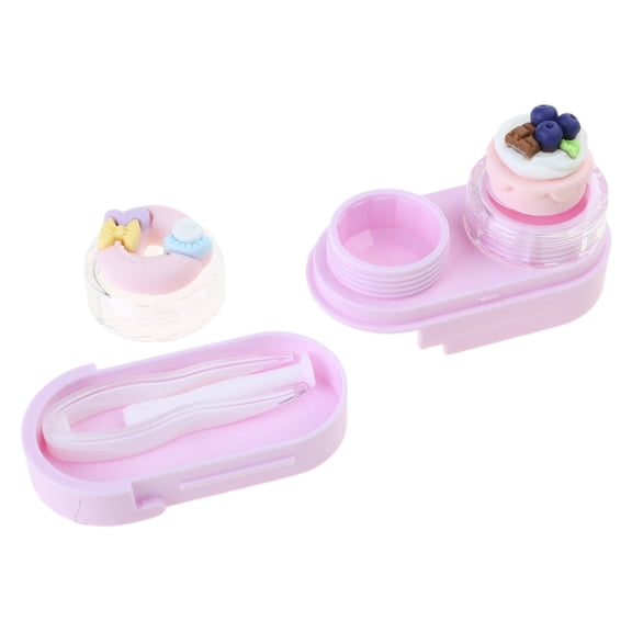Yokua Cute Contact Lenses Case Inserter Tool Remover Tool Applies Contacts Safely