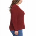 thumbnail image 5 of Jessica Simpson Ladies' Ribbed Sweater (Red, M), 5 of 6