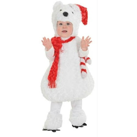 Morris Costumes UR25807TLG Christmas Polar Bear Tod 2-4