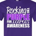 thumbnail image 4 of Inktastic Rocking the Purple for Lupus Awareness T-Shirt, 4 of 5