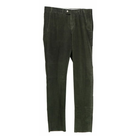 Hiltl Men's Green Corderoy Pants Casual - 32 