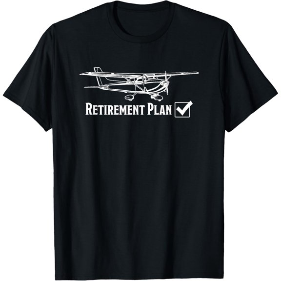 Aviation Flight Flying C172 Airplane Retirement Pilot Gift T-Shirt men and women can wear, black, white, gifts