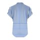 thumbnail image 4 of Vestidos Casuales Para Mujer, Blusas De Mujer De Moda Camiseta informal de manga corta con cuello en V y botones para mujer, 4 of 5