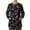 Christmas Light Snowflake Print, variant on Binienty Cute Dog Long Sleeve Women's Medical Scrub Jacket Soft Wrinkle Resistant Fabric, Relaxed Fit for All Body Types, Suitable for Clinic, Veterinary, Nursing Work Daily Wear