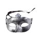 thumbnail image 4 of 4 piezas Máscara vintage Máscara facial Máscara Disfraz Accesorio para Masquerade Cosplay Costume Party Performance (Plata), 4 of 5