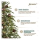 thumbnail image 2 of Árbol de Navidad Artificial Realista Verde 1.8 m Esquimal, Pino Escandinavo con Ramas Tridimensionales, 2 of 6