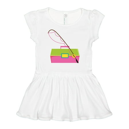 

Inktastic Fishing Tackle Girls Gift Baby Girl Dress