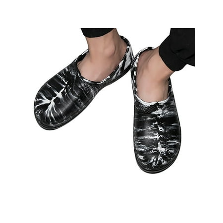 

UKAP Mens Clogs Mules Slipper Nursing Garden Beach Sandals Hospital Rubber Pool Shoes
