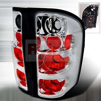 - Spec-D Tuning LT-SIV07-TM Chevy Silverado 1500 2500 3500 Clear Chrome Tail Lights Lamps Pair