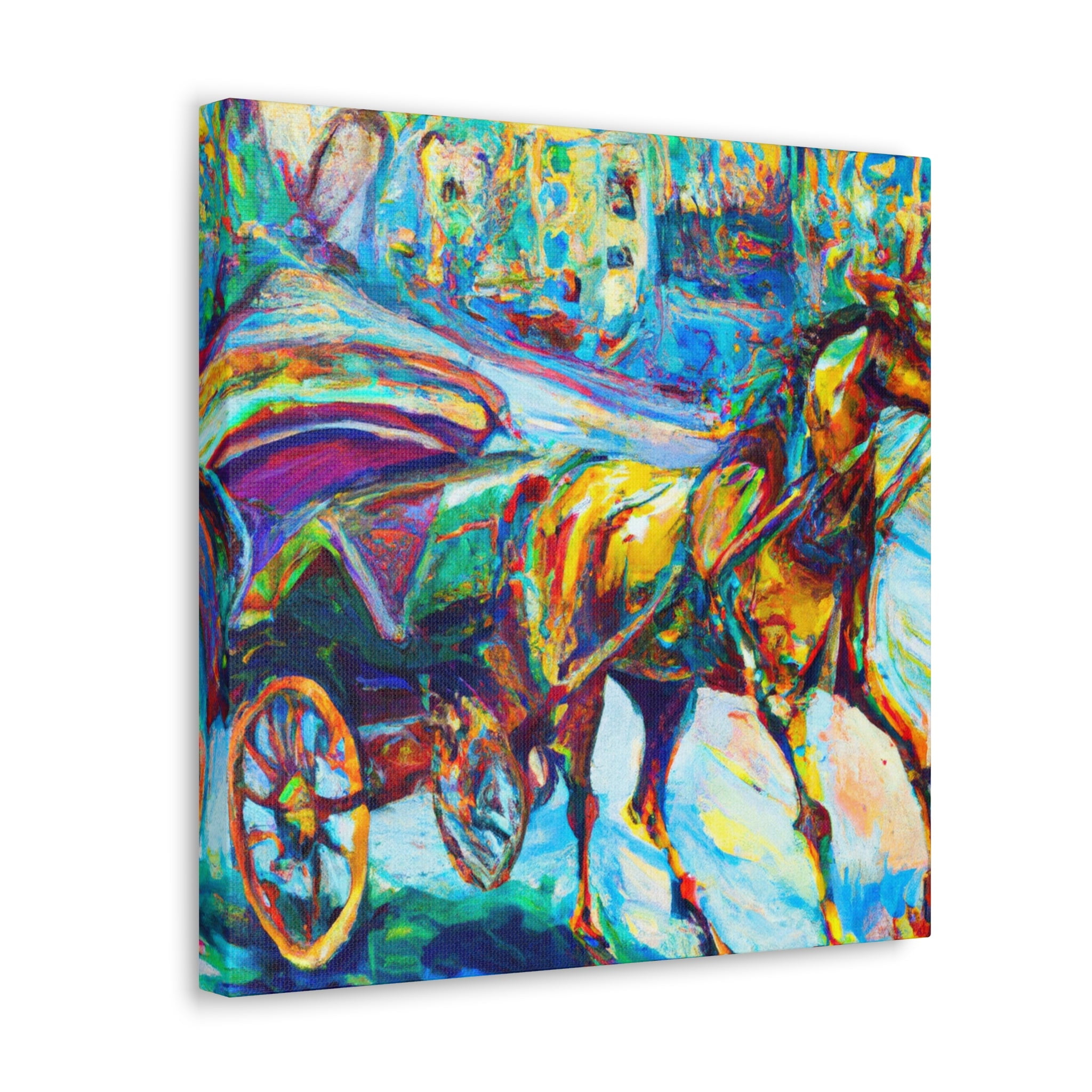"Majestic Carriage Ride" - Canvas