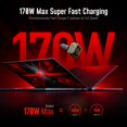 thumbnail image 4 of Cargador de coche AOHI SUPERAUTO 170W con pantalla TFT 140W PD 3.1, 4 of 9