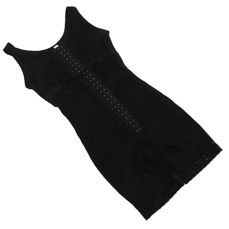 BIMZUC Hook Open Crotch Shapewear Bodysuit Corset Slimming Butt Lifter for Women Black M (13.39 inches / 34 cm)