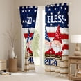 American Flag Window Curtain | Independence Day Blackout Window ...